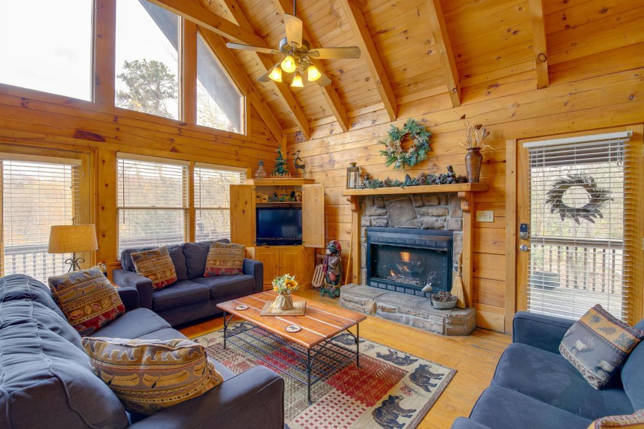 Smoky Mountains Cabin With Hot Tub, Deck And Views! Sevierville Exterior foto