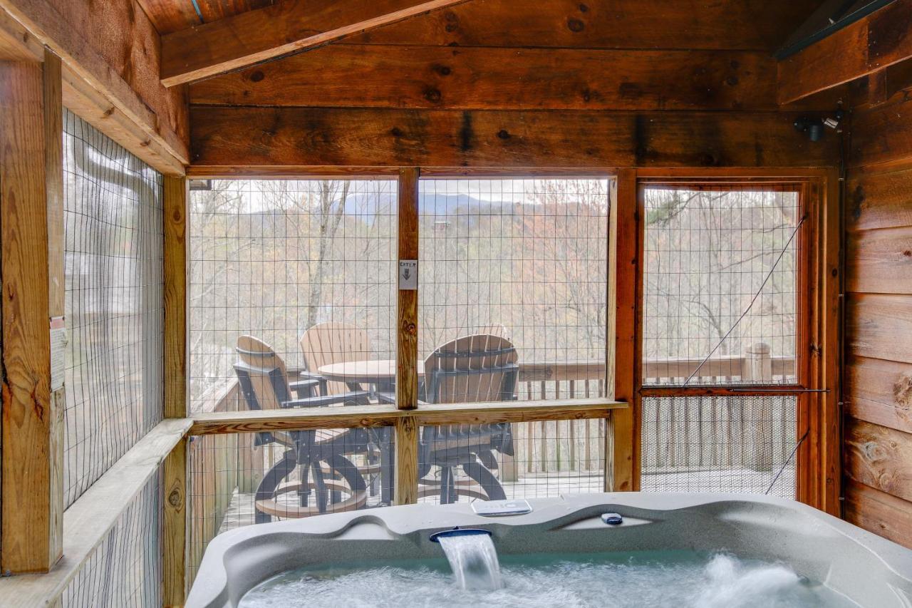 Smoky Mountains Cabin With Hot Tub, Deck And Views! Sevierville Exterior foto