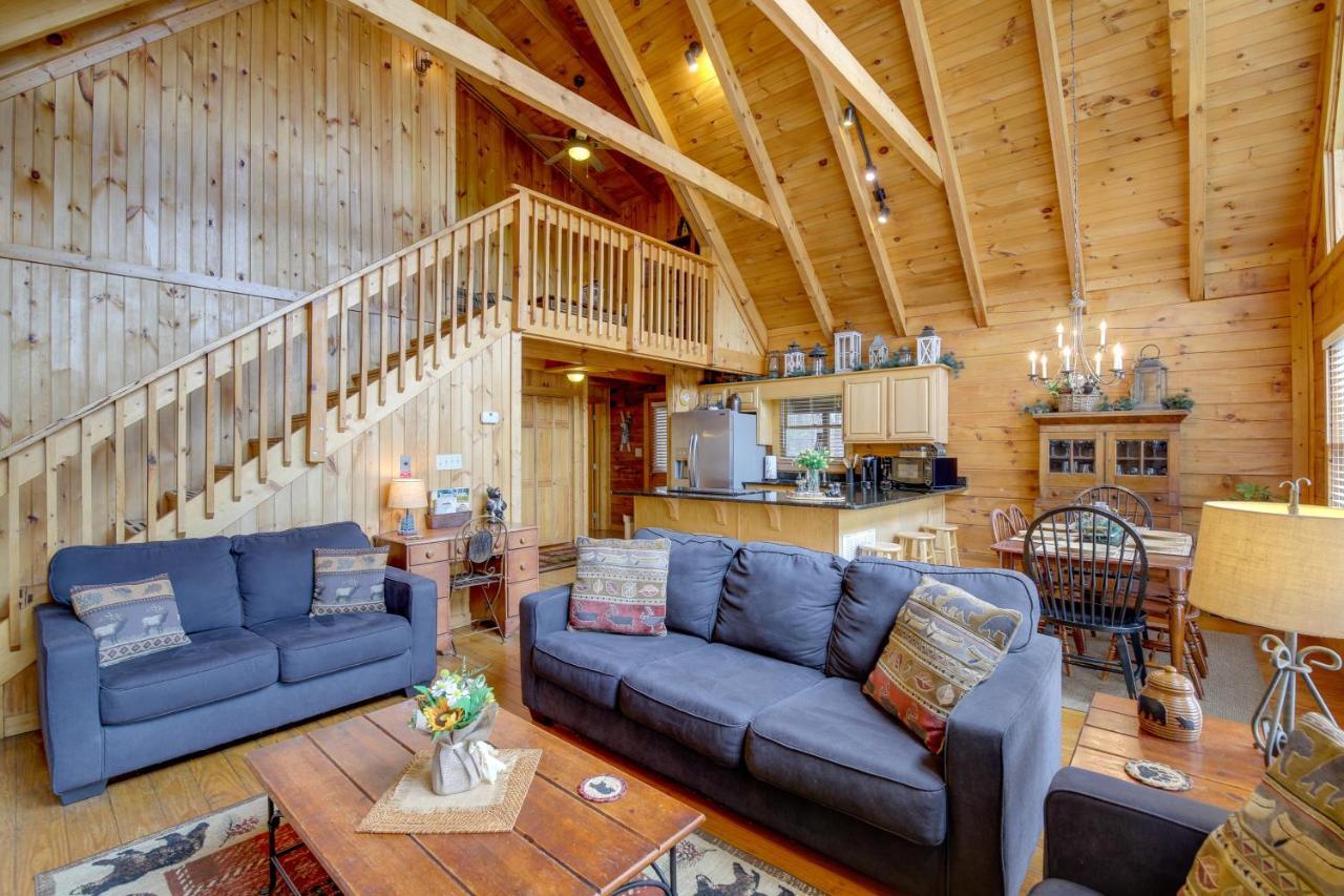 Smoky Mountains Cabin With Hot Tub, Deck And Views! Sevierville Exterior foto