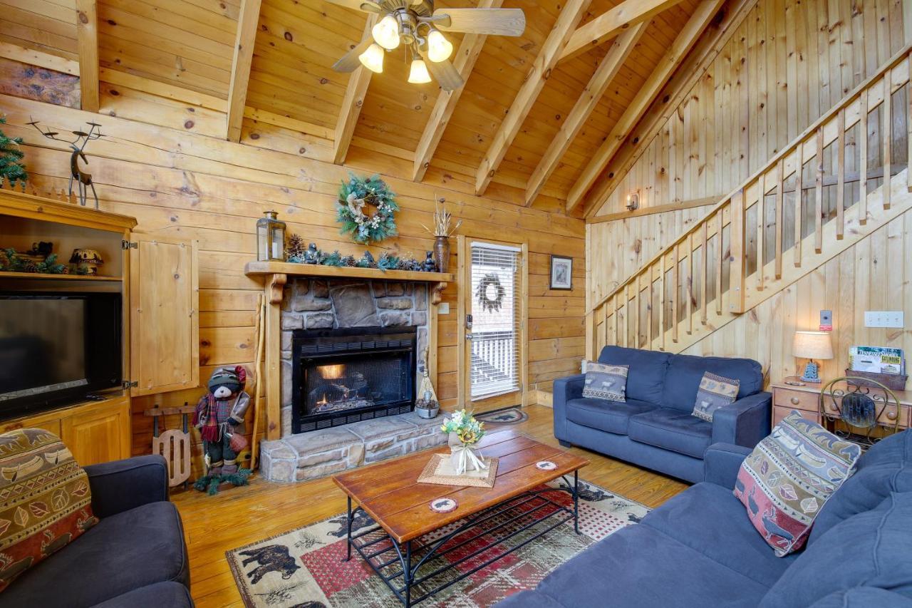 Smoky Mountains Cabin With Hot Tub, Deck And Views! Sevierville Exterior foto