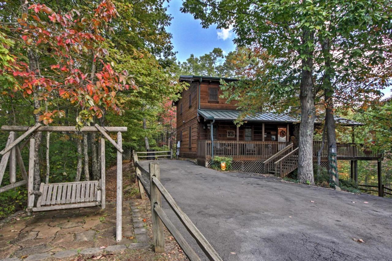 Smoky Mountains Cabin With Hot Tub, Deck And Views! Sevierville Exterior foto